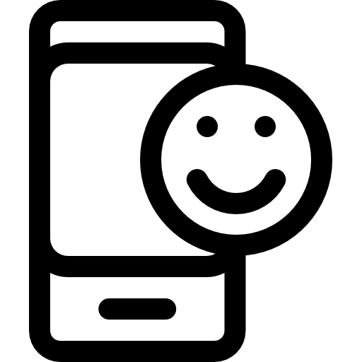 미소 Basic Rounded Lineal icon