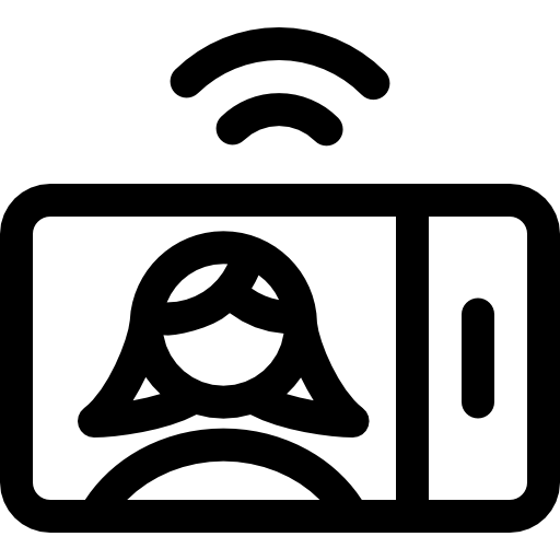 電話 Basic Rounded Lineal icon