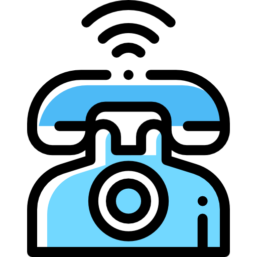 llamada telefónica Detailed Rounded Color Omission icono