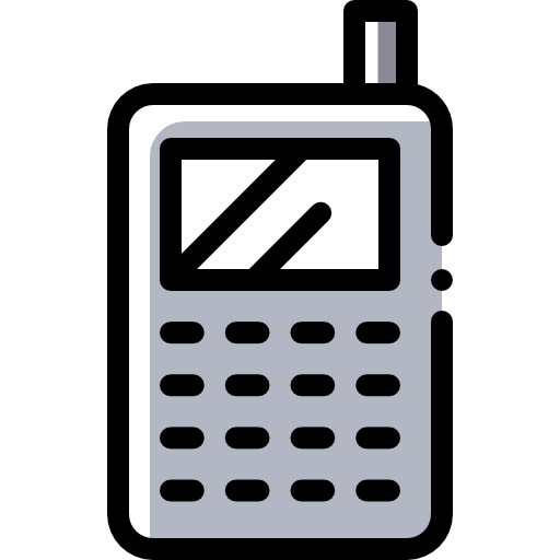 携帯電話 Detailed Rounded Color Omission icon