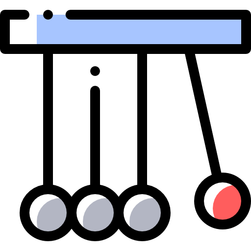振り子 Detailed Rounded Color Omission icon