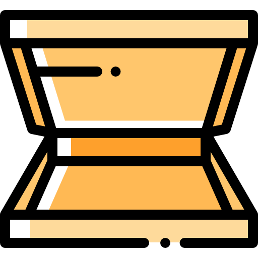 ピザ Detailed Rounded Color Omission icon