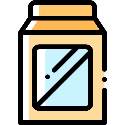牛乳 Detailed Rounded Color Omission icon