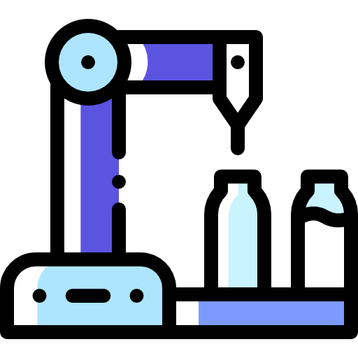 산업 Detailed Rounded Color Omission icon