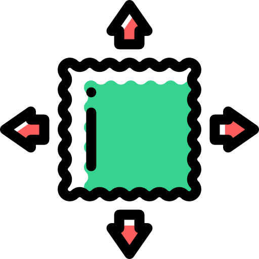 弾性 Detailed Rounded Color Omission icon