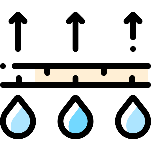 通気性 Detailed Rounded Color Omission icon