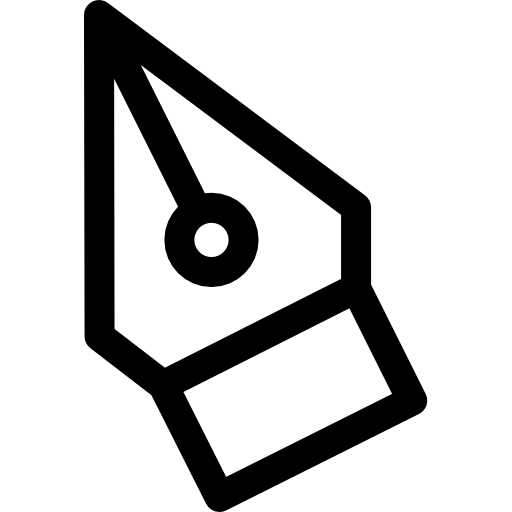 wieczne pióro Basic Rounded Lineal ikona