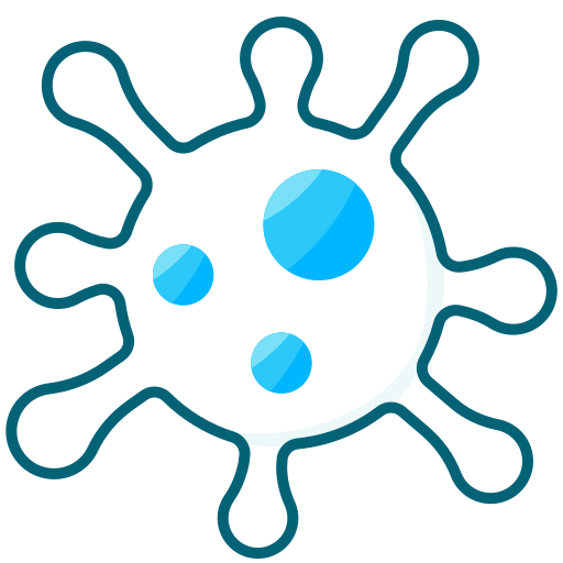 virus Generic color lineal-color icono