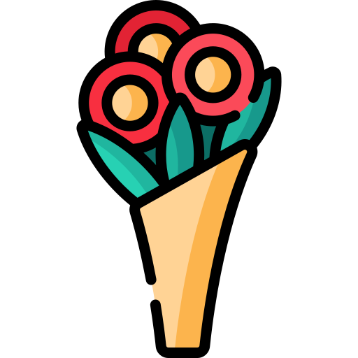 ramo de flores Special Lineal color icono