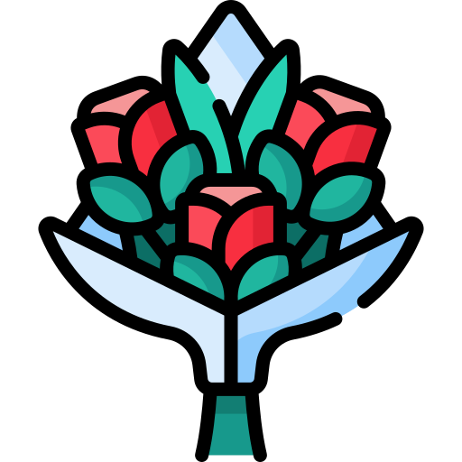 bouquet di fiori Special Lineal color icona