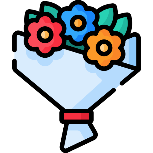 Букет цветов Special Lineal color иконка