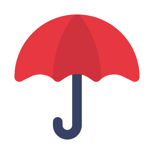 우산 Generic color fill icon