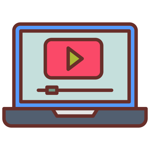 vídeo marketing Generic color lineal-color icono