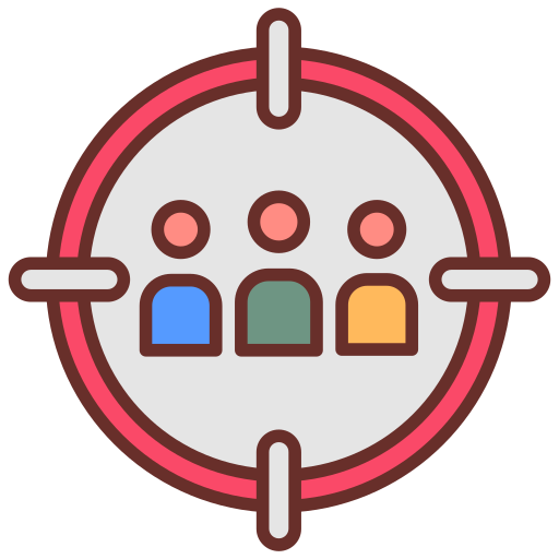 obiettivo della squadra Generic color lineal-color icona