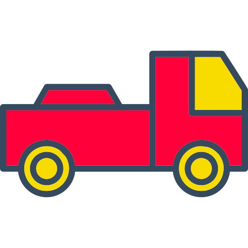 Большой грузовик Generic color lineal-color иконка