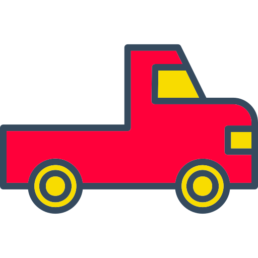 픽업 트럭 Generic color lineal-color icon