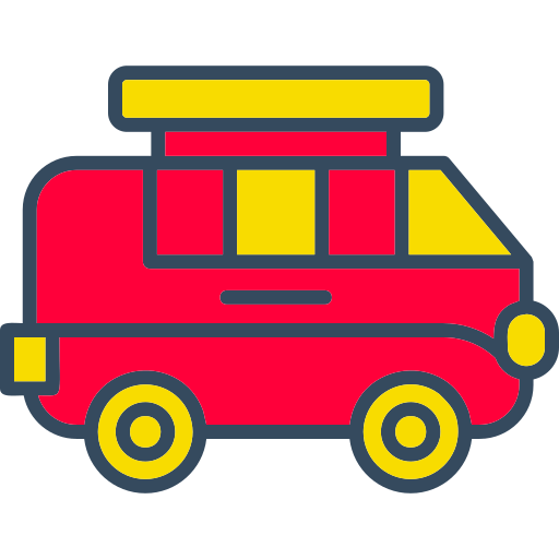 Camper van Generic color lineal-color icon