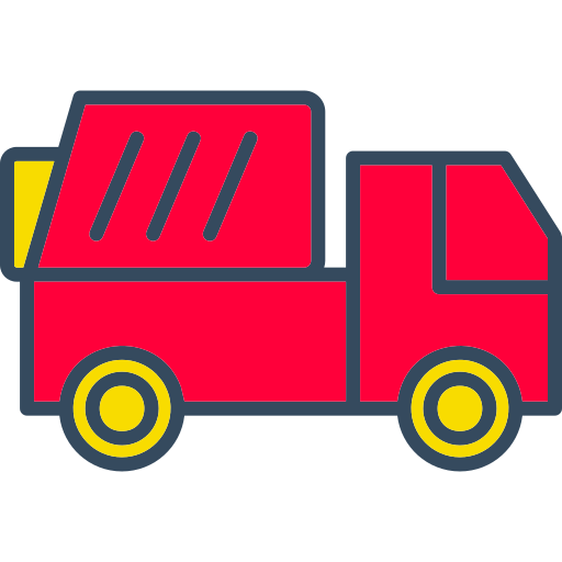 Garbage truck Generic color lineal-color icon