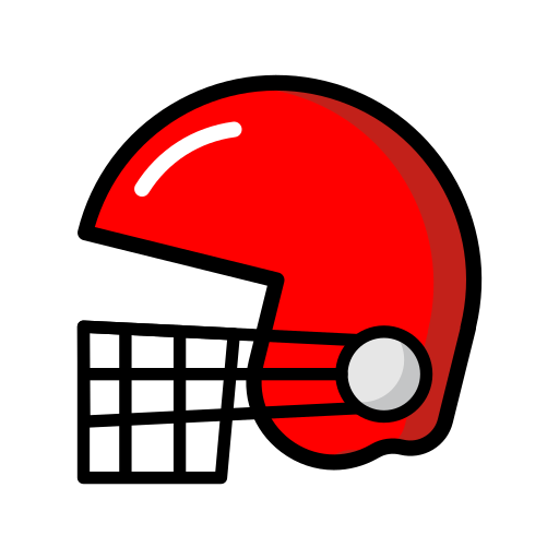 casco de fútbol Generic color lineal-color icono