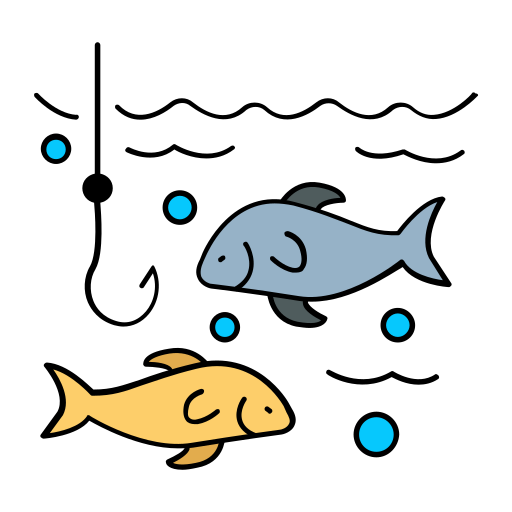 pesca Generic color lineal-color icono