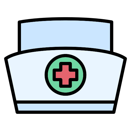 Кепка медсестры Generic color lineal-color иконка