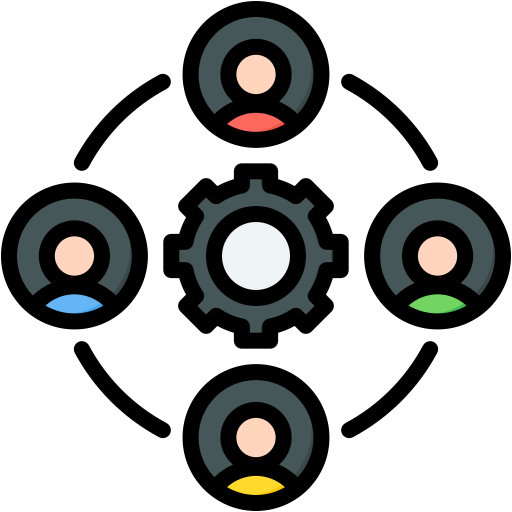 チーム Generic color lineal-color icon