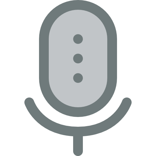 micrófono Justicon Two Tone Gray icono
