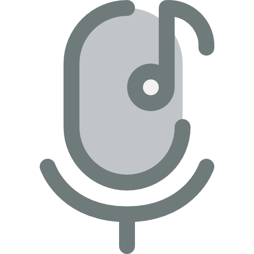micrófono Justicon Two Tone Gray icono