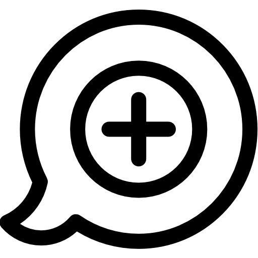 dymek Basic Rounded Lineal ikona