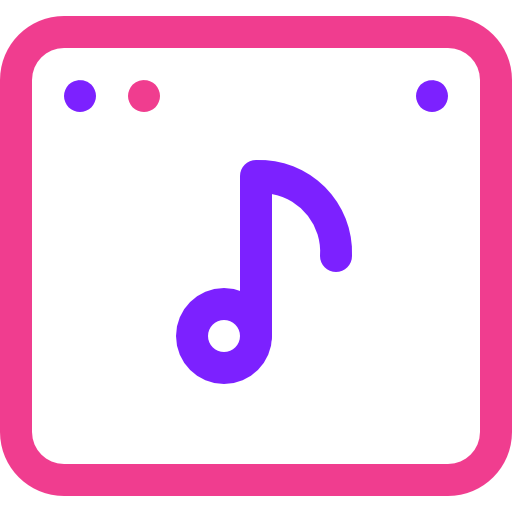 Music Justicon Two tone icon