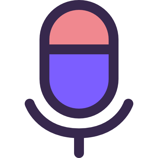 micrófono Justicon Lineal Color icono