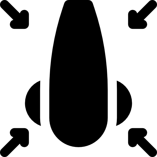 nariz Basic Rounded Filled icono