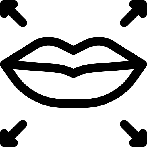 입술 Basic Rounded Lineal icon