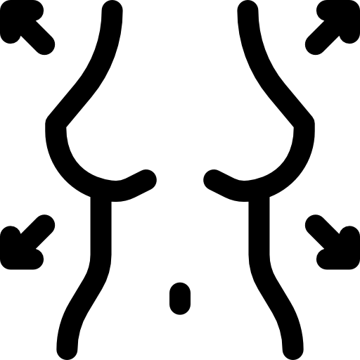 乳房 Basic Rounded Lineal icon