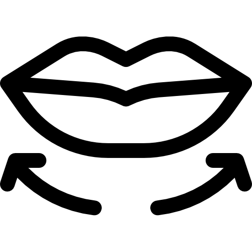 입술 Basic Rounded Lineal icon