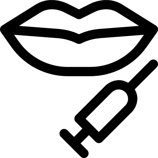labios Basic Rounded Lineal icono