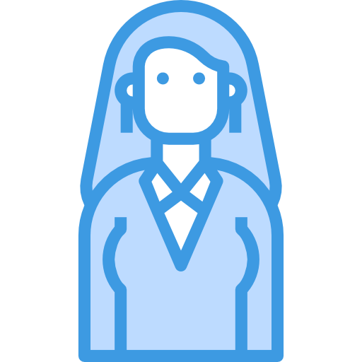 geschäftsfrau itim2101 Blue icon