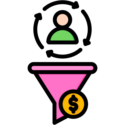 Sales pipeline Generic color lineal-color icon