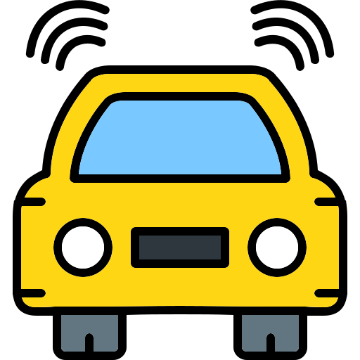 スマートカー Generic color lineal-color icon