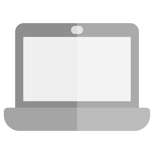 computadora portátil Generic color fill icono