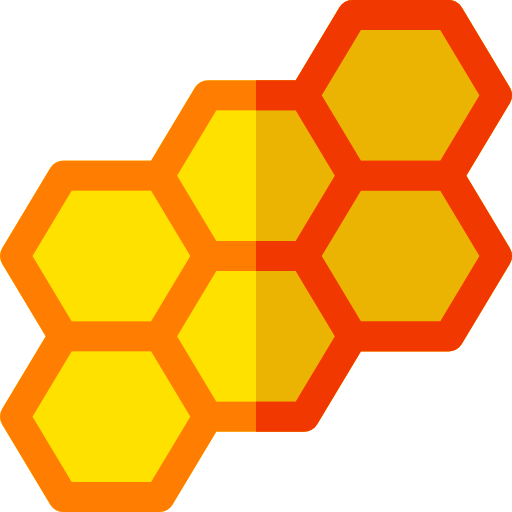Honeycomb Basic Rounded Flat icon