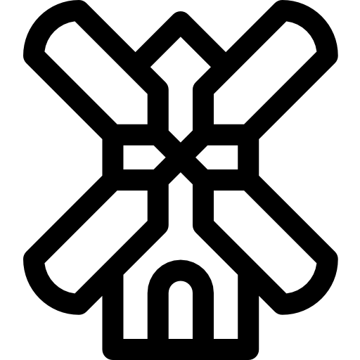 molino Basic Rounded Lineal icono