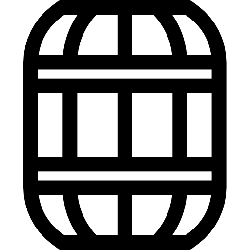 Бочка Basic Rounded Lineal иконка