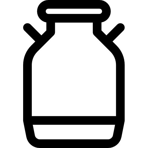 botella de leche Basic Rounded Lineal icono