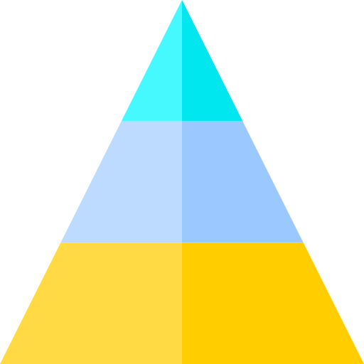 piramidal Basic Straight Flat icono