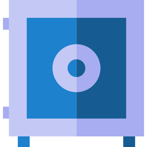caja fuerte Basic Straight Flat icono