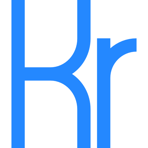 korona duńska Basic Straight Flat ikona