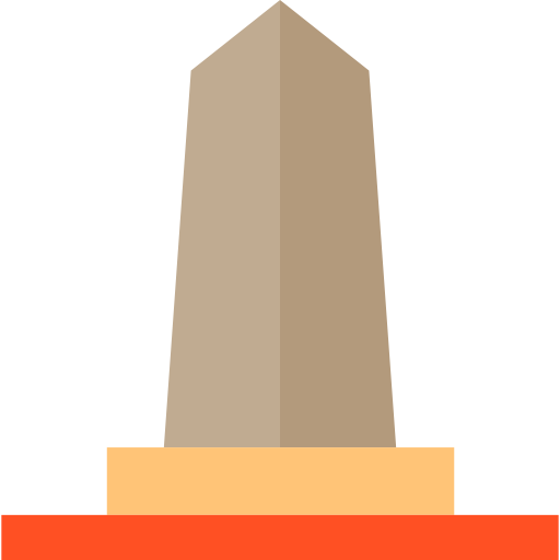 monument Basic Straight Flat Icône