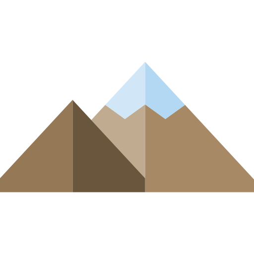 góry Basic Straight Flat ikona