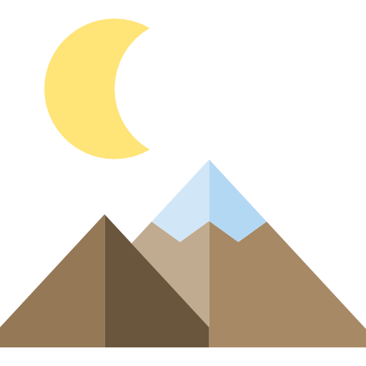 Mountains Basic Straight Flat icon